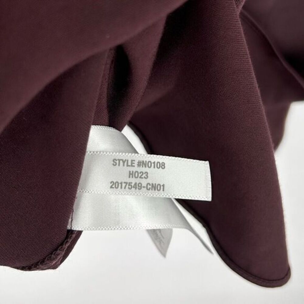 NWT Madewell Satin Shift Mini Dress Chocolate Raisin Size XXS - Picture 6 of 12
